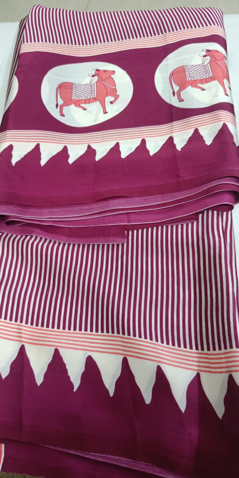 Pich Wia Horzontal Ajrak Semi Modal Silk - Image 8